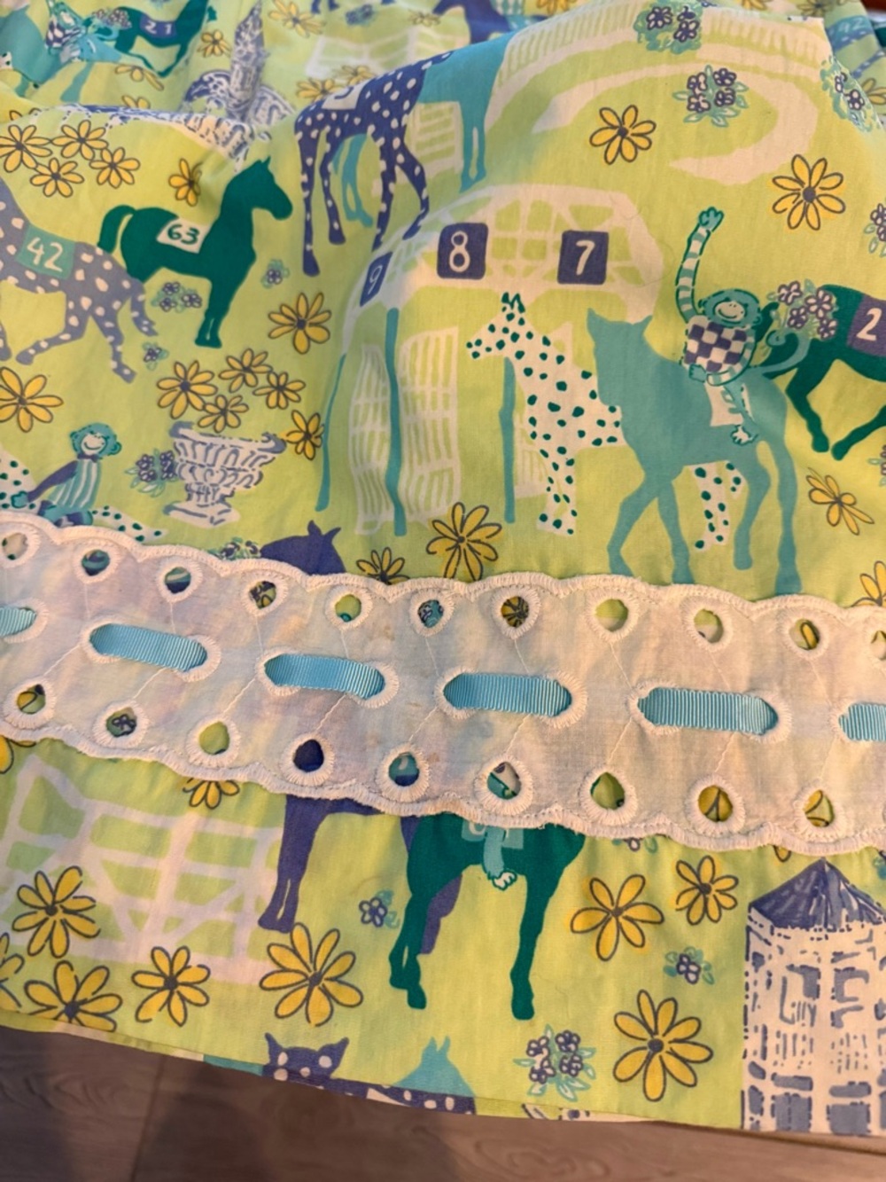 Lilly Pulitzer Limited Edition Sleeveless Shift Kentucky Derby Low Riders Dress - Picture 12 of 13
